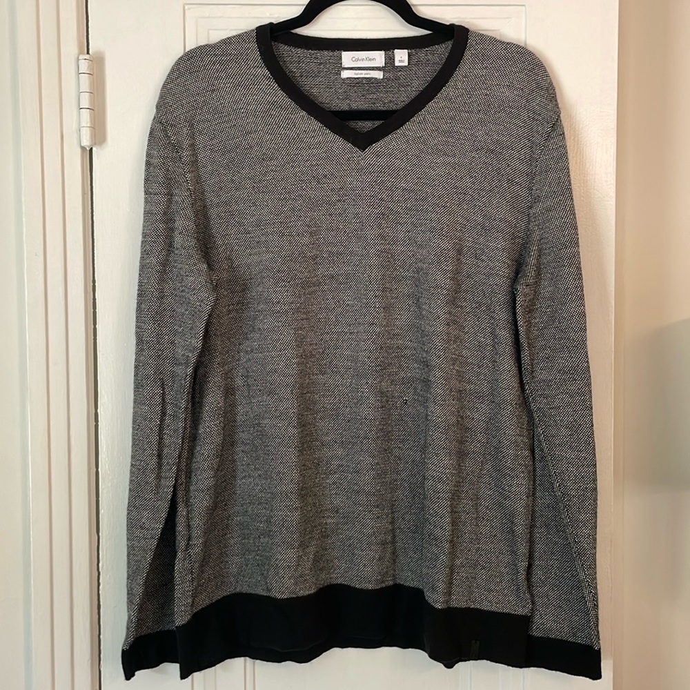 Calvin Klein v-neck sweater.